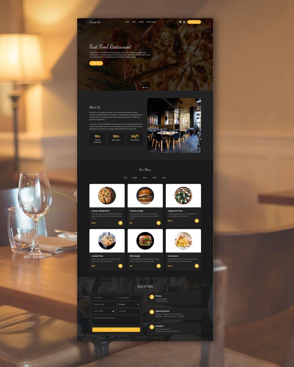 Carte du Jour Restaurant